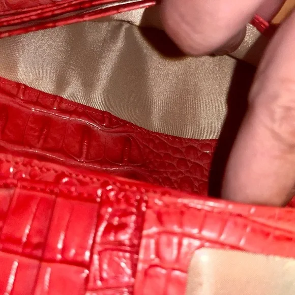 Brahmin Melbourne Ady Slim Bifold Wallet in Petunia Pink Ombré. Rare EUC - Picture 5 of 7